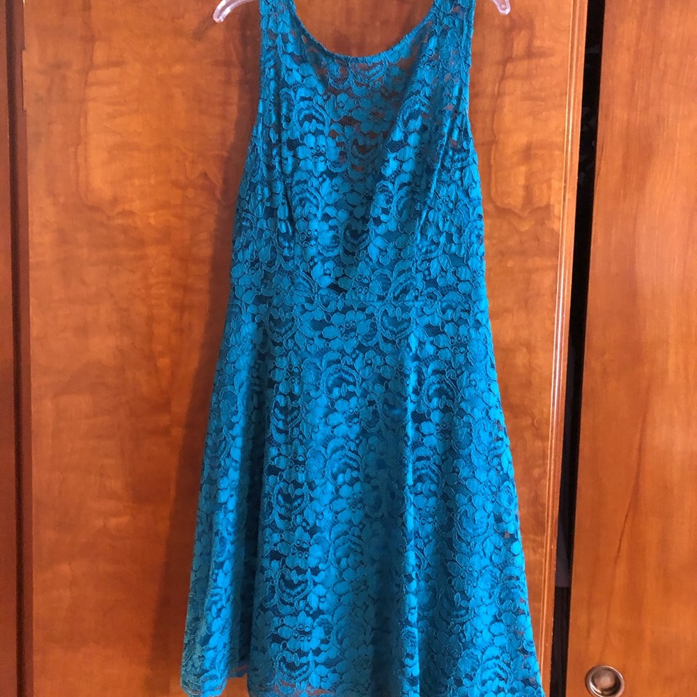 Turquoise dress